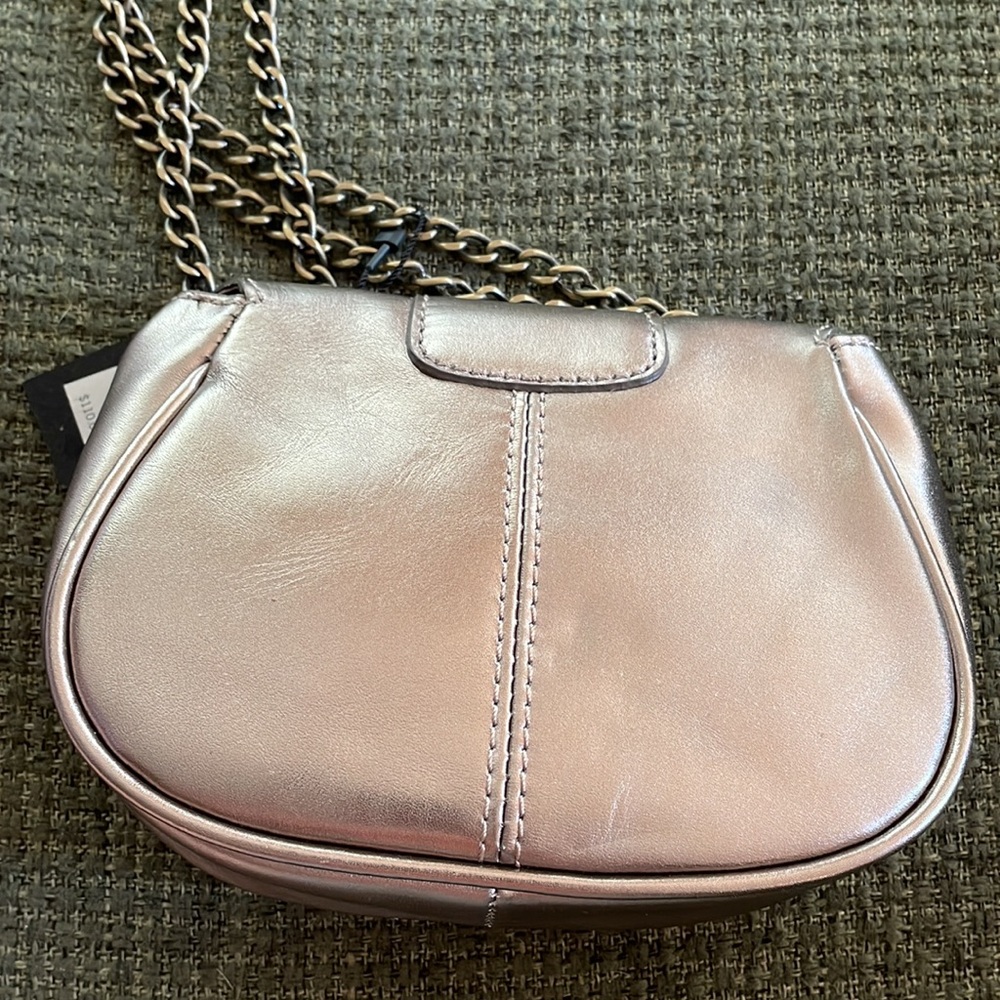 Banana Republic leather metallic cross body purse - Picture 6 of 11